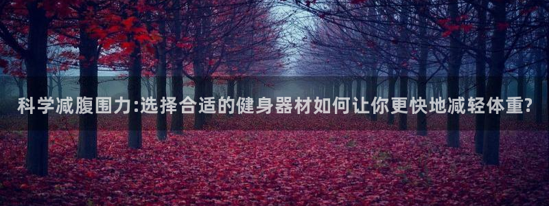 意昂4娱乐下载：科学减腹围力:选择合适的健身器材如何